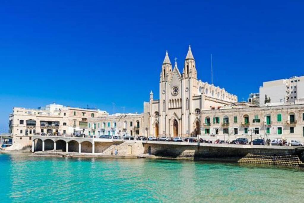 2 Bed Apt In Heart Of St Julians - 5Min From Seafront San Giuliano Esterno foto