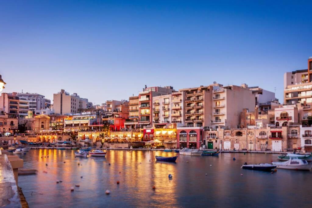 2 Bed Apt In Heart Of St Julians - 5Min From Seafront San Giuliano Esterno foto